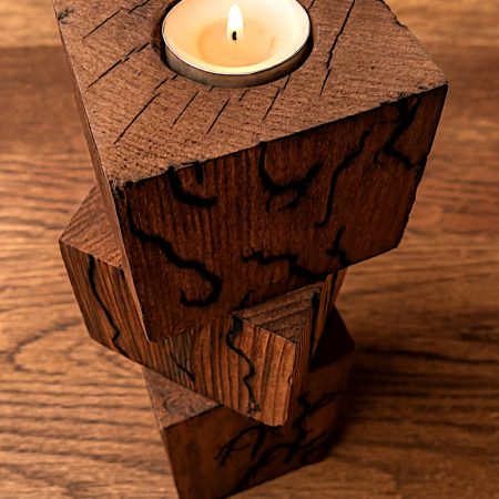 3 Block Canfle Holder